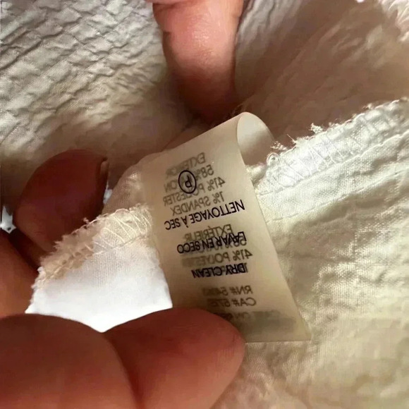 Calvin Klein white ruffled sleeveless sundress est size XL missing size tag - Picture 10 of 11